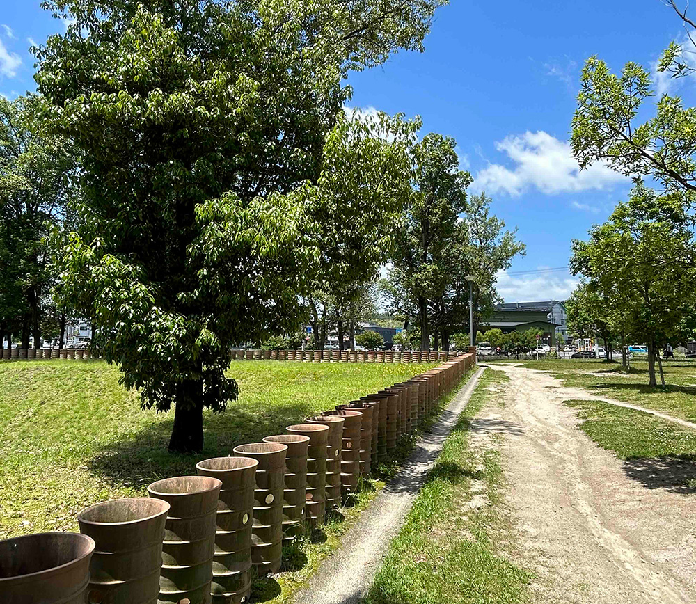 今城塚古墳公園　内堤